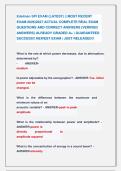 Edelman SPI EXAM &lpar;LATEST&rpar; &vert;&vert; MOST RECENT &NewLine;EXAM 2026&vert;2027 ACTUAL COMPLETE REAL EXAM &NewLine;QUESTIONS AND CORRECT ANSWERS &lpar;VERIFIED &NewLine;ANSWERS&rpar; ALREADY GRADED A&plus; &vert; GUARANTEED &NewLine;SUCCESS&excl;&excl; NEWEST EXAM &vert; JUST RELEASED&excl;&excl;