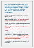 ELLIS AND ASSOCIATES LIFEGUARD TEST EXAM &vert;&vert; &NewLine;MOST RECENT EXAM 2026&vert;2027 ACTUAL COMPLETE               &NewLine;REAL EXAM QUESTIONS AND CORRECT ANSWERS &NewLine;&lpar;VERIFIED ANSWERS&rpar; ALREADY GRADED A&plus; &vert; &NewLine;GUARANTEED SUCCESS&excl;&excl; NEWEST EXAM &vert;                      &NewLine;JUST RELE