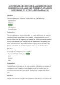 AGNP Board Exam Questions Orthopedics Assessment &vert; Adult-Gerontology Primary Care NP Exam Review 2026&sol;2027