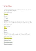 Week 2 Quiz Answers Math &vert; Mathematics Quiz Questions&comma; Solutions & Study Guide 2026&sol;2027