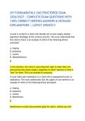 ATI FUNDAMENTALS CMS PROCTORED EXAM 2026&sol;2027 &ndash; COMPLETE EXAM QUESTIONS WITH 100&percnt; CORRECT VERIFIED ANSWERS & DETAILED EXPLANATIONS &vert; LATEST UPDATE&excl;&excl;&excl;