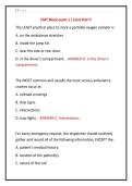 EMT Block exam 1 &vert;&vert;Just Out&excl;&excl;&excl;