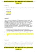WALDEN NURS 6660 Final Exam &vert; Nursing Exam Questions&comma; Answers & Study Guide 2026&sol;2027