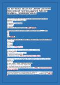 JBL EMT Module 5 Exam 2026 UPDATE QUESTIONS&NewLine;AND CORRECT VERIFIED ANSWERS ALREADY&NewLine;GRADED A&plus; &lpar;BRAND NEW VISION&rpar;&NewLine;