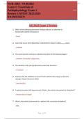 NUR 2063 Exam 1 Essentials of Pathophysiology &vert; Study Guide & Practice Questions 2026&sol;2027