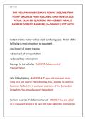 EMT FISDAP READINESS EXAM 1 NEWEST 2026&sol;2027&sol;EMT &NewLine;FISDAP READINESS PRACTICE EXAM 1 EXAM NEWEST 2025 &NewLine;ACTUAL EXAM 200 QUESTIONS AND CORRECT DETAILED &NewLine;ANSWERS &lpar;VERIFIED ANSWERS&rpar; &vert;A&plus; GRADED&vert;&vert;JUST OUT&excl;&excl;&excl;