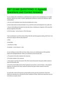 RBT Exam Questions & Correct Answers &vert; Registered Behavior Technician Study Guide 2026&sol;2027