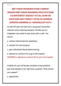 EMT FISDAP READINESS EXAM 4 NEWEST &NewLine;2026&sol;2027&sol;EMT FISDAP READINESS PRACTICE EXAM &NewLine;4 EXAM NEWEST 2026&sol;2027 ACTUAL EXAM 200 &NewLine;QUESTIONS AND CORRECT DETAILED ANSWERS &NewLine;&lpar;VERIFIED ANSWERS&rpar; &vert;A&plus; GRADED&vert;&vert;JUST OUT&excl;&excl;&excl; 