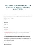 MINNESOTA DENTAL JURISPRUDENCE EXAM PACKAGE DEAL 100&percnt; VERIFIED