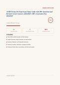 ORN Periop 101 Final Exam Study Guide 200&plus; Questions Actual 2026&sol;2027 &ndash; Complete Questions with Detailed Rationales &vert; 100&percnt; Verified Answers &ndash; Pass Guaranteed &ndash; A&plus; Graded
