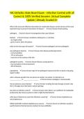 NIC Esthetics State Board Exam - Infection Control with all Correct & 100&percnt; Verified Answers &vert;Actual Complete Update &vert;Already Graded A&plus;
