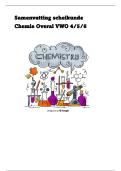 Samenvatting Scheikunde Eindexamen Vwo&vert; Chemie Overal &vert; VWO 4&sol;5&sol;6