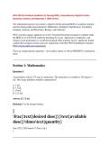 WGU HESI A2 Academic Readiness for Nursing 2026 &vert; Comprehensive Original Practice Questions&comma; Answers&comma; and Rationales &vert; 100&percnt; Correct&period;