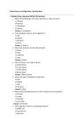 Data Structures and Algorithms &vert; Exam Questions&comma; Practice Problems & Study Guide 2026&sol;2027