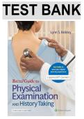 Bates&rsquo; Guide to Physical Examination and History Taking 13th Edition &vert; Bickley Test Bank Questions & Answers&comma; Clinical Assessment Review 2026&sol;2027