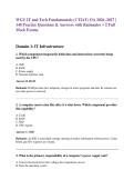 WGU IT and Tech Fundamentals &lpar;CTIAT&rpar; OA 2026&ndash;2027 &vert; 140 Practice Questions & Answers with Rationales &plus; 2 Full Mock Exams&period;