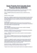 Texas Property And Casualty Exam&NewLine;Practice Review 2026&sol;2027