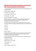 HESI RN Exit Exam Practice Questions and Answers 2026&colon;  Nursing Questions with Rationales