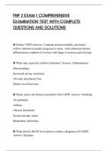 FNP 2 EXAM 1 COMPREHENSIVE&NewLine;EXAMINATION TEST WITH COMPLETE&NewLine;QUESTIONS AND SOLUTIONS