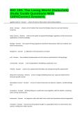 BIO 100&colon; The Living World &lpar;Holechek&rpar; Study Guide Questions With 100&percnt;Correct Answers&period;