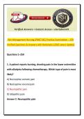  Pain Management Nursing &lpar;PMGT-BC&rpar; Practice Examination &ndash; 250 Verified Questions & Answers with Rationales &lpar;2026 Latest Update&rpar;