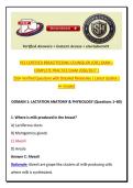 PCE CERTIFIED BREASTFEEDING COUNSELOR &lpar;CBC&rpar; EXAM &ndash; COMPLETE PRACTICE EXAM 2026&sol;2027 &vert; &NewLine;250&plus; Verified Questions with Detailed Rationales &vert; Latest Update &vert; A&plus; Graded  &NewLine;