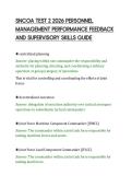 SNCOA TEST 2 2026 PERSONNEL&NewLine;MANAGEMENT PERFORMANCE FEEDBACK&NewLine;AND SUPERVISORY SKILLS GUIDE