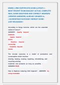 INSIDE LVMH CERTIFICATE EXAM &lpar;LATEST&rpar; &vert;&vert;               &NewLine;MOST RECENT EXAM 2026&vert;2027 ACTUAL COMPLETE &NewLine;REAL EXAM QUESTIONS AND CORRECT ANSWERS &NewLine;&lpar;VERIFIED ANSWERS&rpar; ALREADY GRADED A&plus;                         &NewLine;&vert; GUARANTEED SUCCESS&excl;&excl; NEWEST EXAM &vert;            