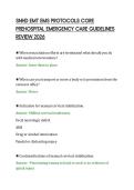SNHD EMT EMS PROTOCOLS CORE&NewLine;PREHOSPITAL EMERGENCY CARE GUIDELINES&NewLine;REVIEW 2026&NewLine;