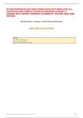 ATI RN PHARMACOLOGY PROCTORED EXAM TEST BANK 2026 ALL QUESTIONS AND CORRECT DETAILED ANSWERS ALREADY A GRADED WITH EXPERT FEEDBACK &vert;CURRENTLY TESTING &vert;NEW AND REVISED