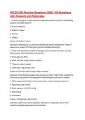 NCLEX-RN Practice Questions 2026&colon; 100 Questions with Answers and Rationales