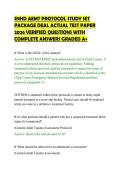SNHD AEMT PROTOCOL STUDY SET&NewLine;PACKAGE DEAL ACTUAL TEST PAPER&NewLine;2026 VERIFIED QUESTIONS WITH&NewLine;COMPLETE ANSWERS GRADED A&plus;