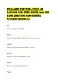 SNHD AEMT PROTOCOL STUDY SET&NewLine;PACKAGE DEAL FINAL PAPER 2026 TEST&NewLine;BANK QUESTIONS AND VERIFIED&NewLine;ANSWERS GRADED A&plus;