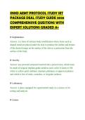 SNHD AEMT PROTOCOL STUDY SET&NewLine;PACKAGE DEAL STUDY GUIDE 2026&NewLine;COMPREHENSIVE QUESTIONS WITH&NewLine;EXPERT SOLUTIONS GRADED A&plus;