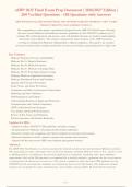 &comma;AHIP 2025 Final Exam Prep Document &vert; 2026&sol;2027 Edition &vert;&NewLine;200 Verified Questions - 184 Questions with Answers