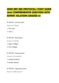 SNHD EMT EMS PROTOCOLS STUDY GUIDE&NewLine;2026 COMPREHENSIVE QUESTIONS WITH&NewLine;EXPERT SOLUTIONS GRADED A&plus;