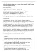 WGU D469 PERFORMANCE ASSESSMENT EXAM PRACTICE &vert; STUDY GUIDE &vert;&NewLine;COMPREHENSIVE TESTBANK &vert; PRACTICE QUESTIONS & ANSWERS &vert; LATEST UPDATE&NewLine;2026&sol;2027 &vert; ADVANCED REVIEW
