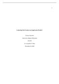 EL 5033 MODULE 1&colon;LEADERSHIP STYLE ANALYSIS AND APPLICATION &vert; 2026 UPDATE - AMERICAN COLLEGE OF EDUCATION&period;