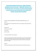 General Microbiology Actual Exam &ndash; Higher Education&NewLine;Biological Sciences Curriculum &ndash; 2026&sol;2027 Academic Year &ndash;&NewLine;Verified Questions and Answers for Advanced Microbiology&NewLine;and Life Sciences LearnersGIVE ME A FULL EXAM WITH&NewLine;ATLEAST 100 Q&dollar;A AND RATIONALE&NewLine;
