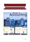 Survey of Accounting&comma; 10th Edition &vert; Comprehensive Test Bank&colon; Complete Questions & Answers by Carl Warren&comma; Amanda Farmer & Jefferson Jones