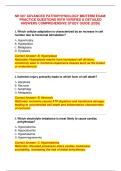 NR 507 Advanced Pathophysiology Midterm Exam&colon; Practice Questions with Verified & Detailed Answers Comprehensive Study Guide &lpar;2026&rpar;