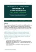 IAAI-CFI Exam &lpar;2026&sol;2027&rpar; &ndash; Certified Fire Investigator Comprehensive Practice Review &vert; 205 Practice Questions with Answers&comma; Rationales & Standard Citations
