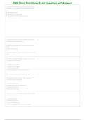 AWS Cloud Practitioner CLF-C02 Exam 2026&sol;2027 &vert; Exam Questions with Verified Answers &vert; Updated Complete Prep
