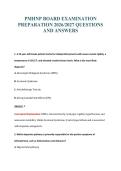 PMHNP BOARD EXAMINATION&NewLine;PREPARATION 2026&sol;2027 QUESTIONS&NewLine;AND ANSWERS
