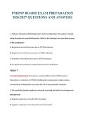 PMHNP EXAM PACKAGE DEAL 100&percnt; VERIFIED