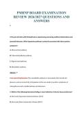PMHNP BOARD EXAMINATION&NewLine;REVIEW 2026&sol;2027 QUESTIONS AND&NewLine;ANSWERS