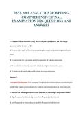 ISYE 6501 EXAM PACKAGE DEAL 100&percnt; VERIFIED