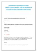 Virginia Advanced Class A Contractor Exam 2026&sol;2027 &vert; 125 Practice Questions with Answers & Detailed Rationales &vert; Complete Study Guide