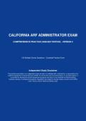 California ARF Administrator Exam &ndash; Comprehensive Practice Version 2 &lpar;2026&sol;2027 Edition&rpar;