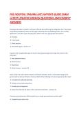 PRE HOSPITAL TRAUMA LIFE SUPPORT-GUIDE EXAM LATEST UPDATED VERSION QUESTIONS AND CORRECT ANSWERS&period;
